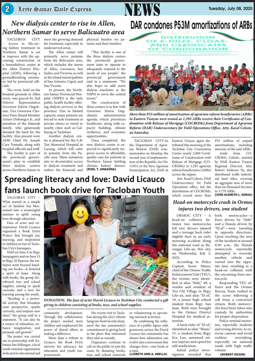 Thank you for this feature, LSDE! On behalf of David Licauco's community of fans, we are grateful for acknowledging our book drive initiative. 

The project is our way of maximizing the fandom into a good cause and using social media as a tool for spreading awareness about