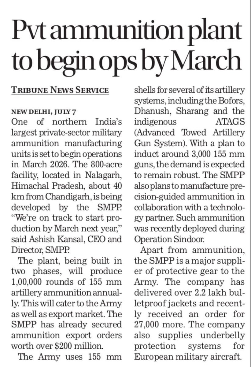 SMPPDEFENSE's tweet image. SMPP is in the NEWS  ( 𝗧𝗵𝗲 𝗧𝗿𝗶𝗯𝘂𝗻𝗲 - 𝗜𝗻𝗱𝗶𝗮’𝘀 𝗟𝗲𝗮𝗱𝗶𝗻𝗴 𝗘𝗻𝗴𝗹𝗶𝘀𝗵 𝗗𝗮𝗶𝗹𝘆 𝗡𝗲𝘄𝘀𝗽𝗮𝗽𝗲𝗿) 
.
.
.
.
.
.
.
#SMPP