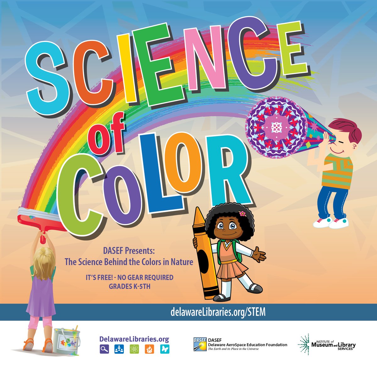 DELibraries's tweet image. Join #DASEF & #DelawareLibraries for STEAM related activities! For Ages K- 5 grade. Check with your Delaware Public Library for programming schedules. Learn more at delawarelibraries.org/STEM #summerlibraryreading