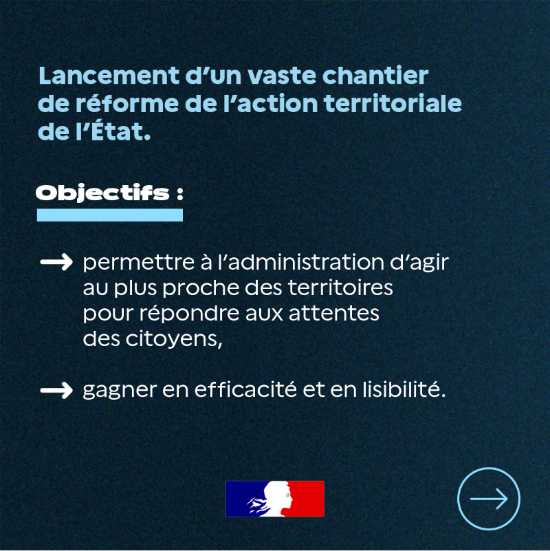 gouvernementFR's tweet photo. Agir au plus proche des territoires et gagner en efficacité : c’est toute l’ambition de la réforme de l’action territoriale de l’État.
On fait le point 👇
