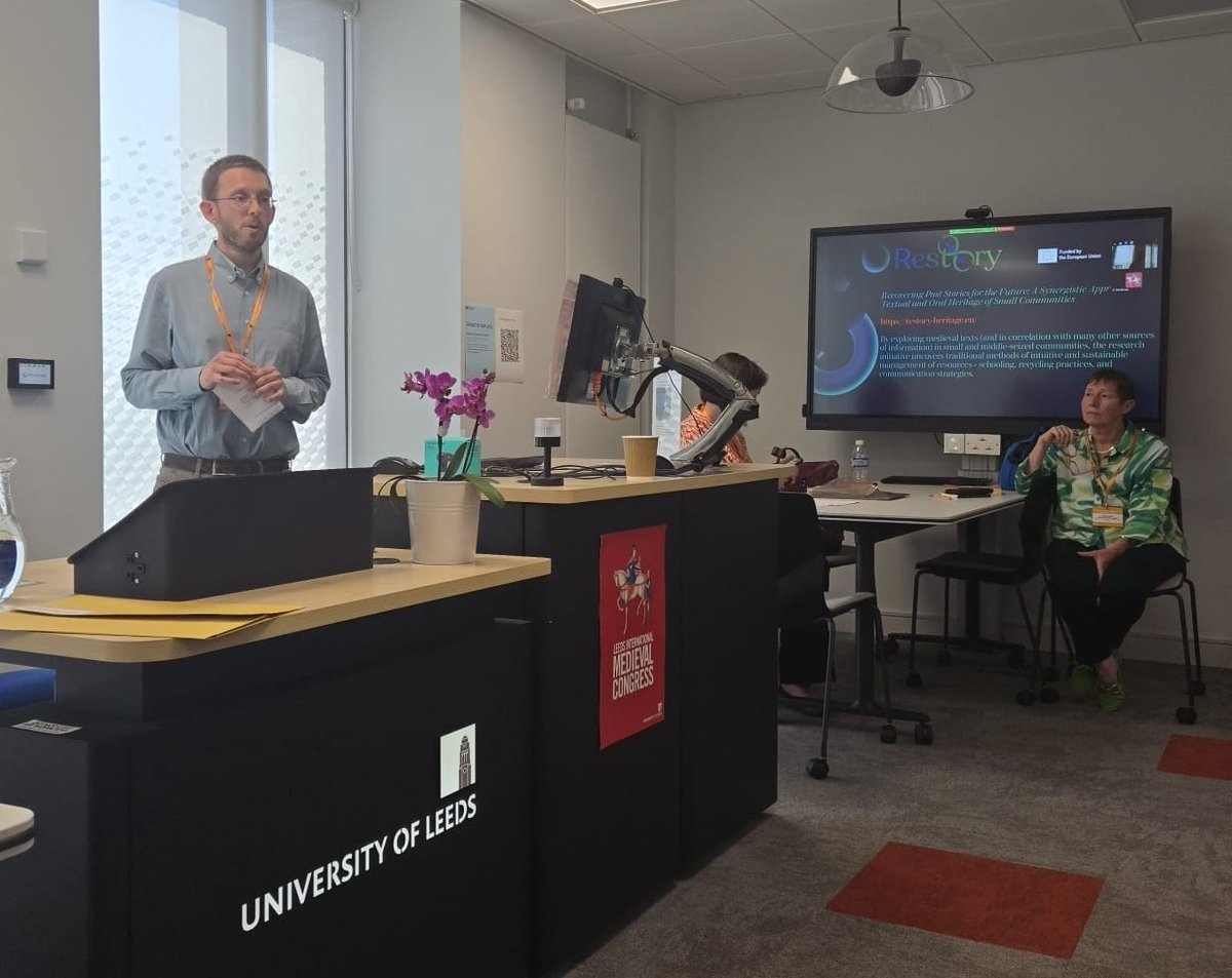 ScriptTrans's tweet image. Today at #IMC2025, the panel #636 ‘The Middle Ages and Elementary Education: Intersecting Perspectives’, sponsored by @RestoryHeritage, explored how medieval learning shaped early education and its relevance for today’s heritage.