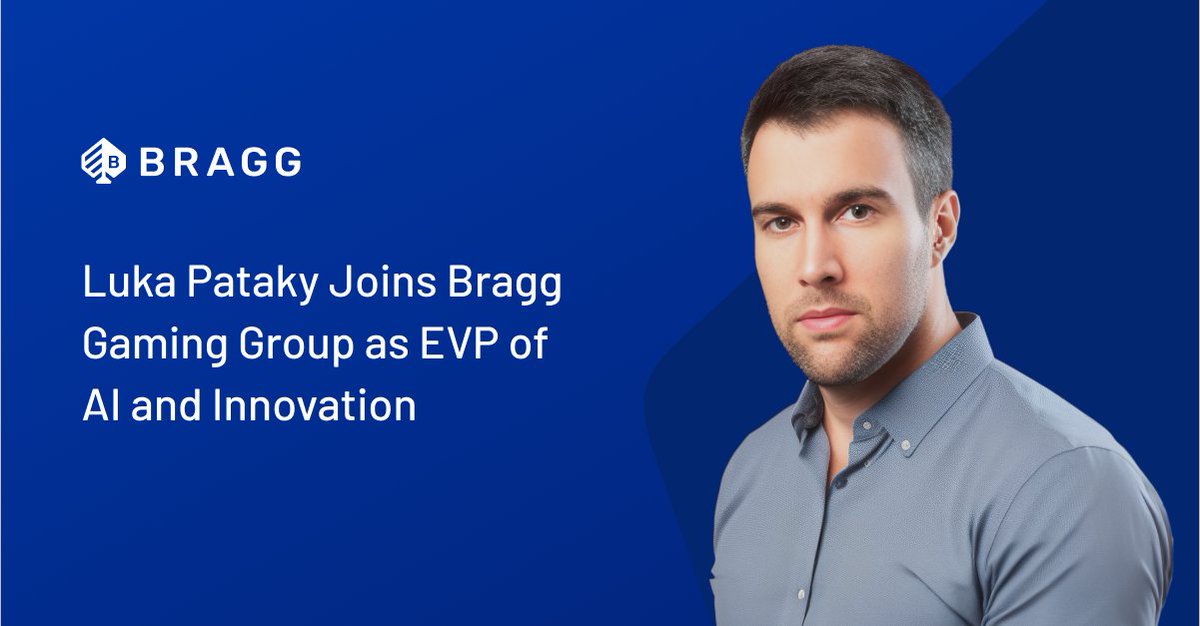 Bragg Gaming Group today proudly announces the appointment of Luka Pataky as Executive Vice President (EVP) of AI and Innovation. $BRAG

bragg.group/luka-pataky-jo…