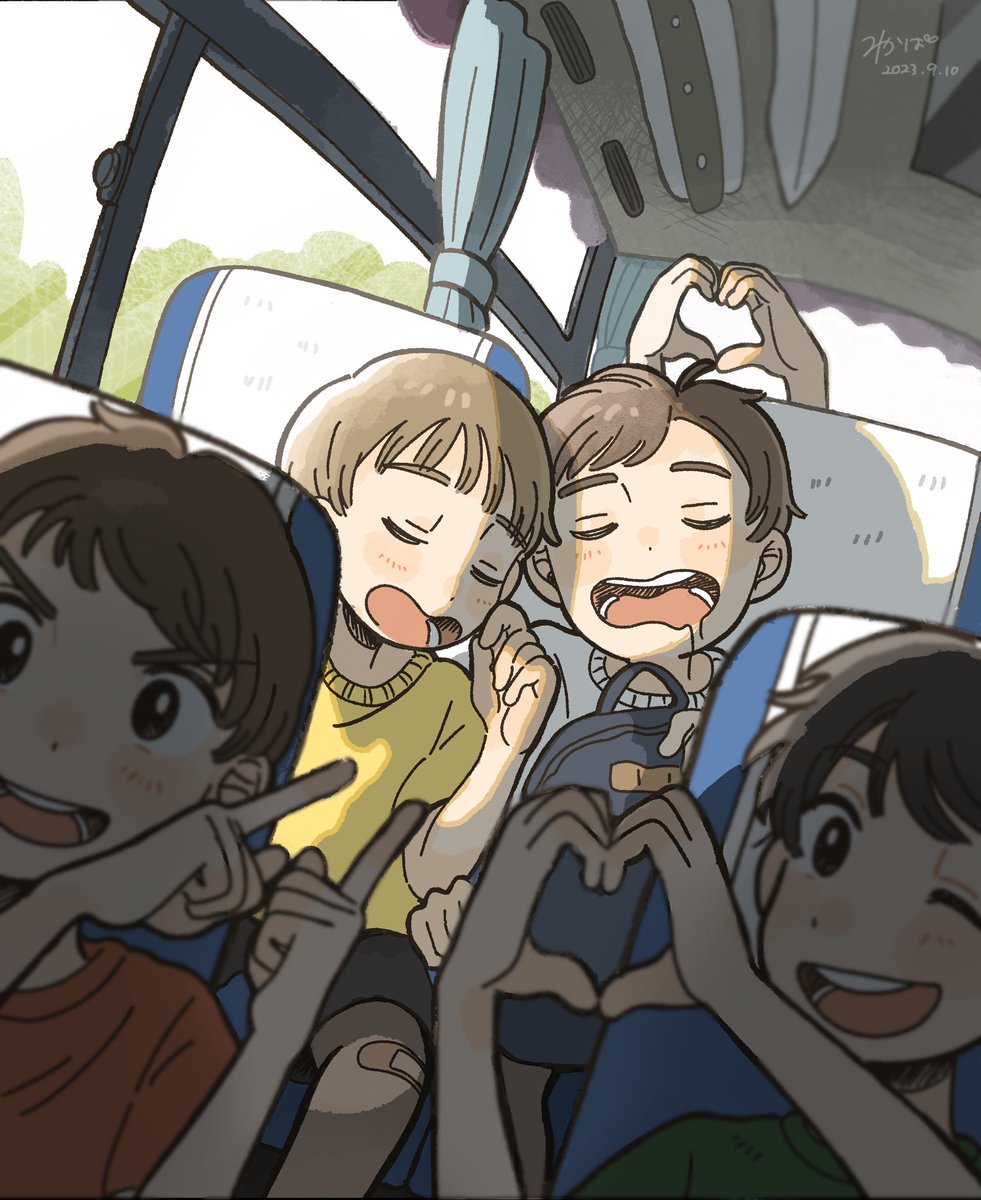 14_wakaba's tweet image. 遠足🚌