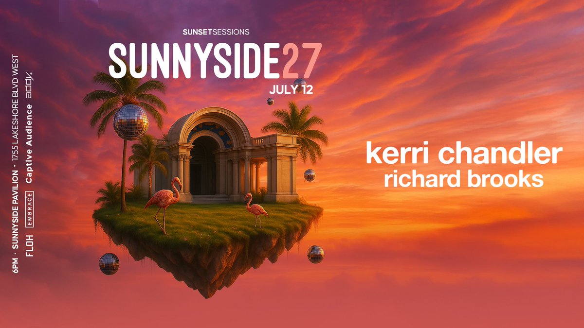 Toronto it’s always a blessing to return, and this time we’re bringing the music to Sunnyside Pavilion 🌅🪩 

Sunset, sound, and soul… I can’t wait to share this moment with you. July 12th here we go!

ticketweb.ca/event/sunnysid…