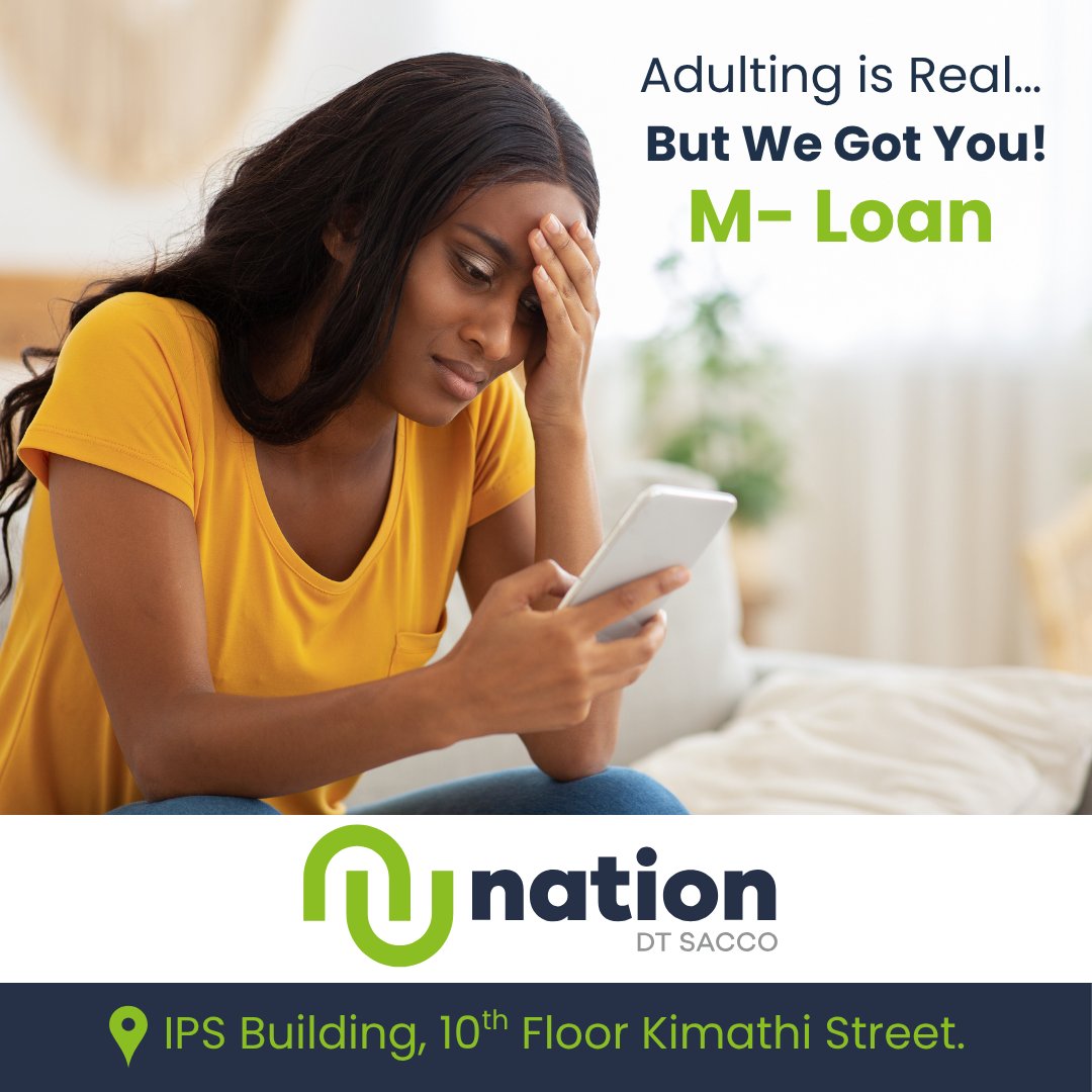 Bills, kids, burnt socket, gas imeisha, TV imeharibika…
One mobile loan from us = Peace restored.
Dial * 882# or visit the Nation Sacco app to apply.
For more information, call 07 09 003 000
#MobileLoanMagic #StressFreeLiving