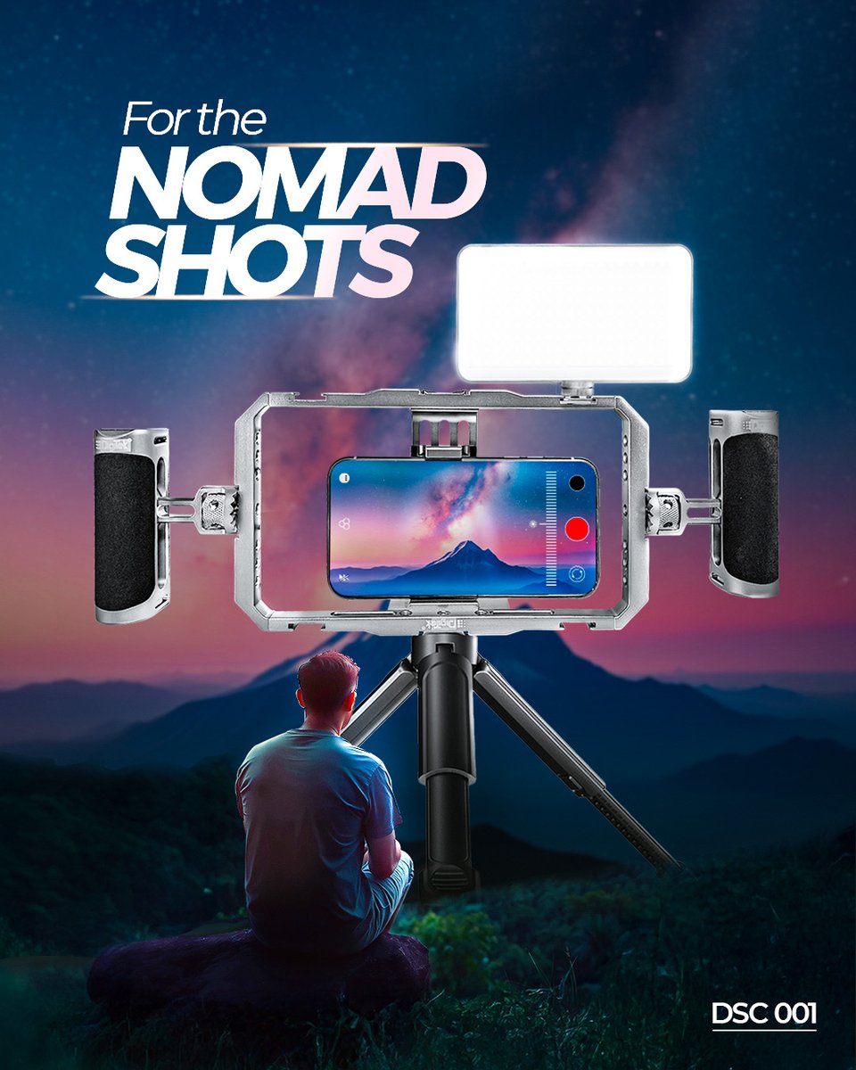 DigitekOfficial's tweet image. For the creators who chase sunrises, stories, and the perfect frame — the Digitek DSC 001 is built for your wildest, stillest shots.

Offer Price: Rs. 6,999.00 
M.R.P: Rs. 8,995.00
Shop Now: tinyurl.com/aay6zn82

#Digitek #MobileFilmmakerGear #VloggingSetup #TravelVlogs