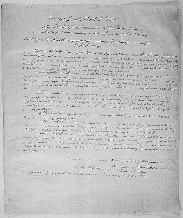 TodaysDocument's tweet image. Act of July 16, 1790 (D.C. Residence Act), 1 STAT 130, Establishing the Temporary and Permanent Seat of Government of the United States
catalog.archives.gov/id/299948