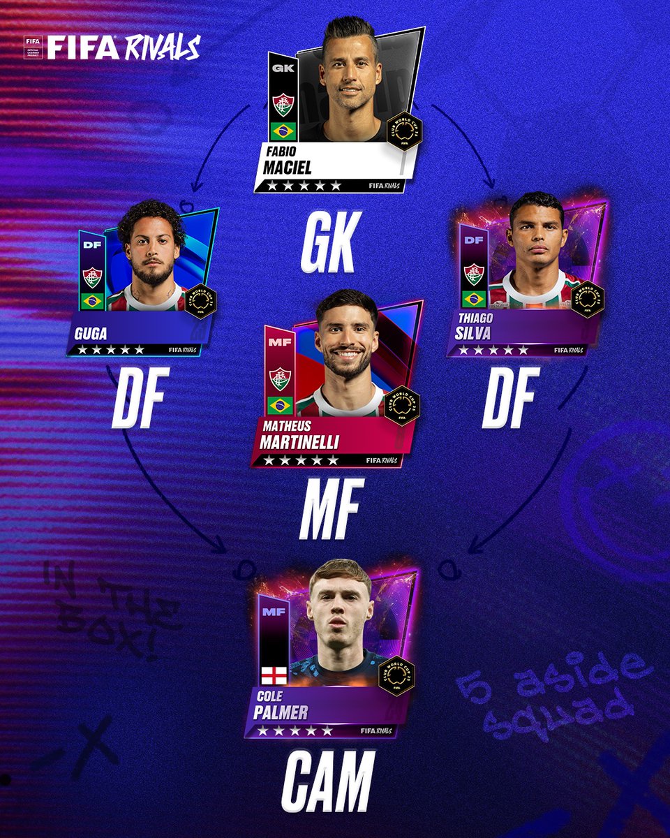 🏆 The FIFACWC Semi-Finals kick off today…

🟢 Fluminense vs Chelsea 🔵

We’ve picked 5 standout players lighting up the tournament 🔥

Which ONE would you sign for your FIFA Rivals squad or real-life team?

💎 One manager who RTs &amp; replies will win 500 Gems!

👇 Enter now