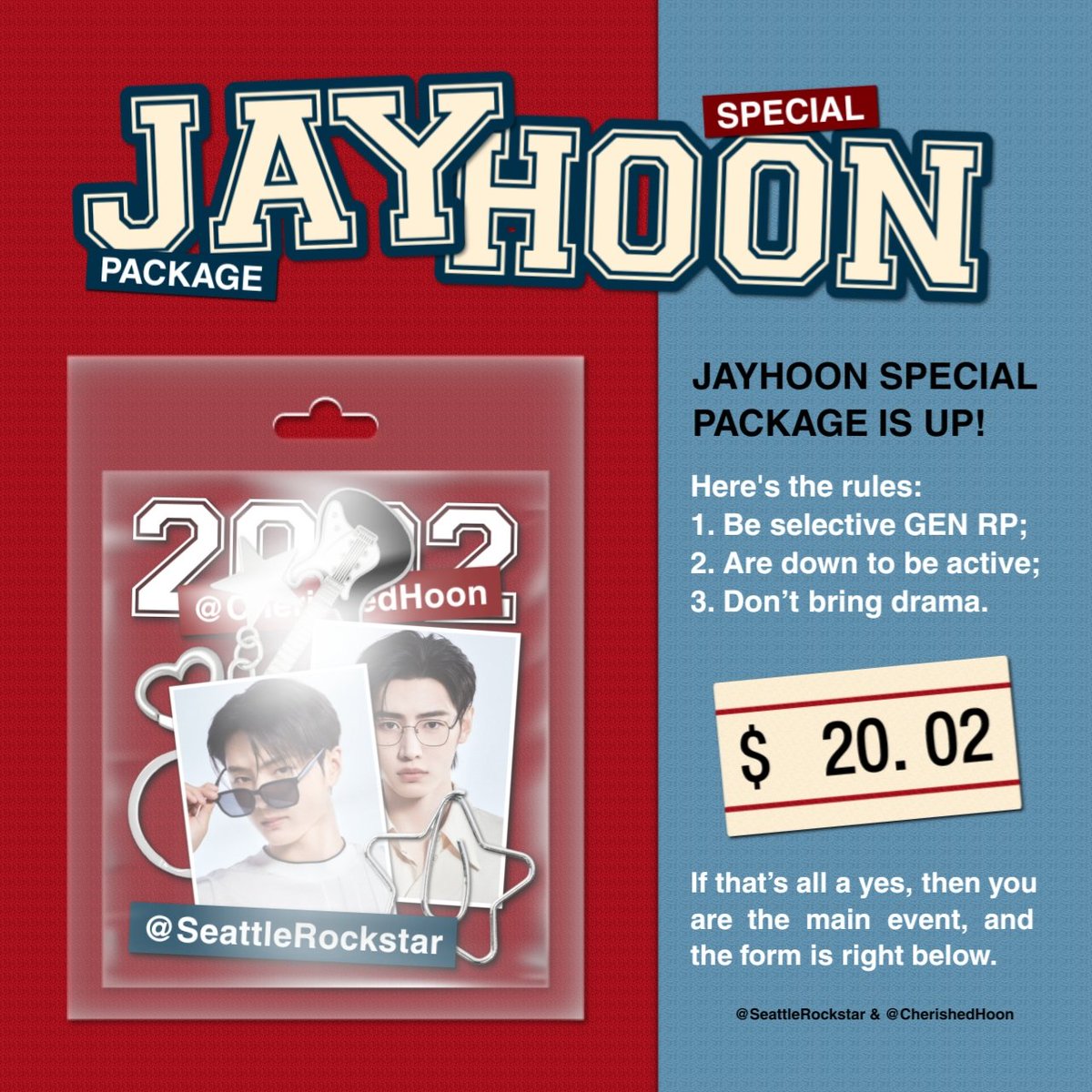 ㅤ    
( 𝘈 𝘤𝘢𝘭𝘭 𝘩𝘢𝘴 𝘣𝘦𝘦𝘯 𝘮𝘢𝘥𝘦... ✆ ) 𝗦𝗲𝗮𝘁𝘁𝗹𝗲𝗥𝗼𝗰𝗸𝘀𝘁𝗮𝗿 with 𝗖𝗵𝗲𝗿𝗶𝘀𝗵𝗲𝗱𝗛𝗼𝗼𝗻 are keeping the doors open, and we saved spaces for Jay and Sunghoon. If you’re SQ or OA, you’re more than welcome to befriend us too. Your repost means a lot!
ㅤ