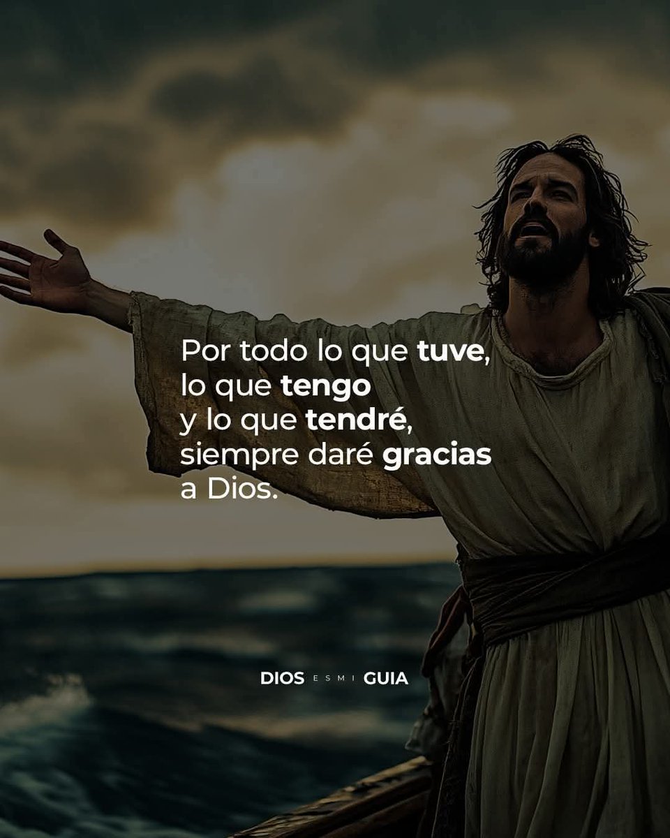 Gracias Dios, por un nuevo día .