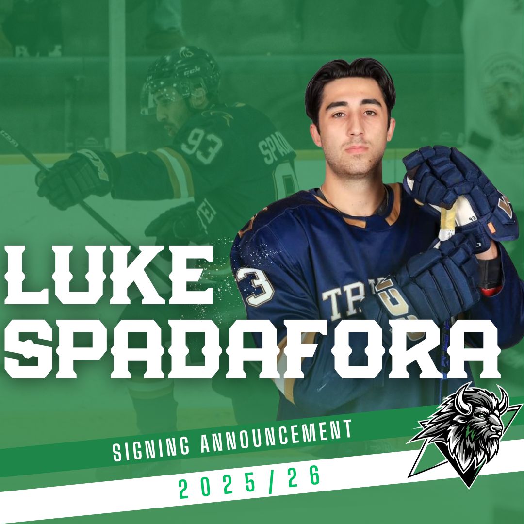Welcome Canadian import Luke Spadafora to the Basingstoke Bison!   

The Canadian right winger joins the Herd for the 2025/26 season as an import forward, bringing speed, skill and a sharp eye for goal to our offensive lines. 🔥 

Let’s hear it for Spadafora! 👏