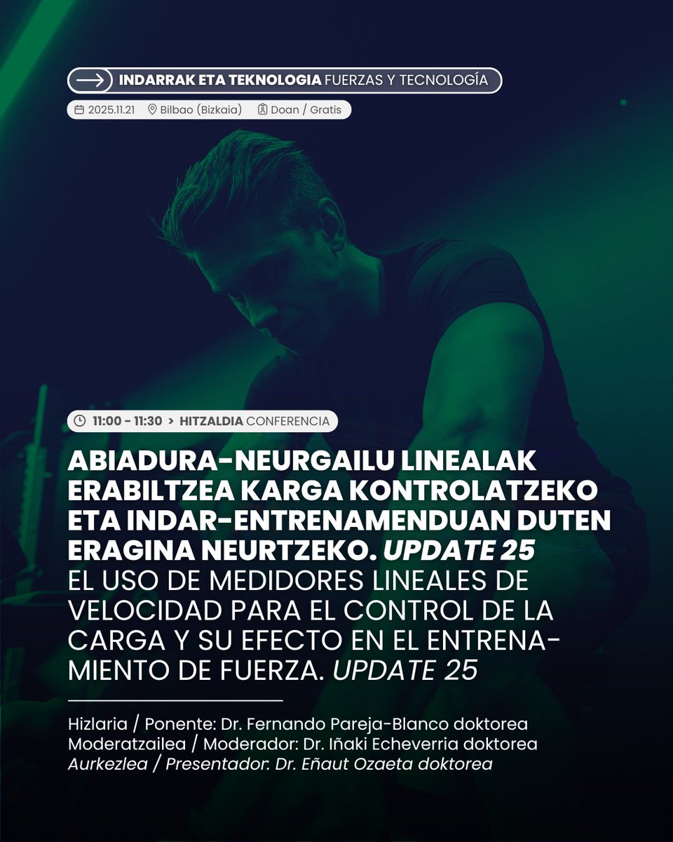 ✏️ Indarrak eta teknologia / Fuerzas y tecnología

🗓️ Azaroak 21
🕢 9:00-14:00
🤝🤝💶 Doan / Gratis
📍 Bizkaia aretoa (Bilbao, Bizkaia)

🔗 Izenemateak / Inscripciones: euskadi.eus/kiroleskola/

😉 Kirol Eskola
#KiroletikHaziEtaIkasi