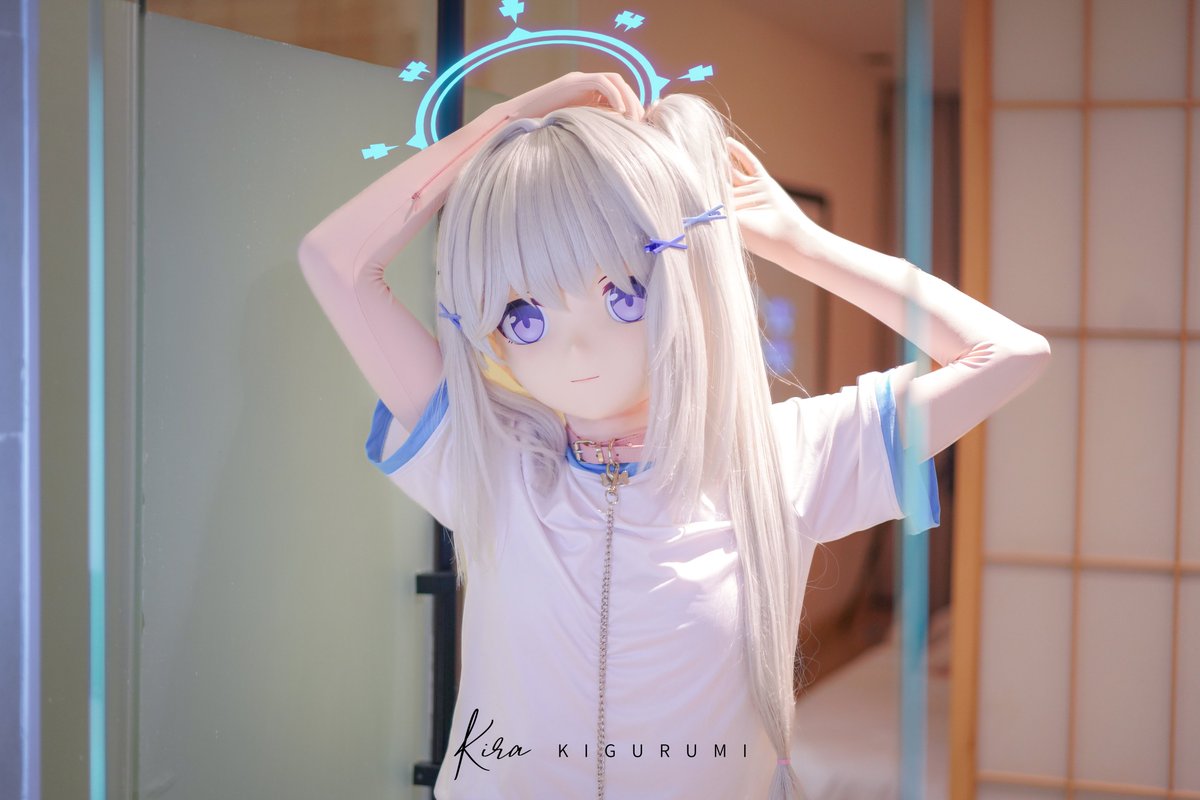 🐰
“在做运动前要扎起马尾哦～”

📷：<a href="/0_xiao_chi_0/">小持今天不想动</a> 
后期协力：<a href="/jyyosa/">蒸鱼豉油也是酱油</a> 

#蔚蓝档案 #BlueArchieve #月雪宫子 #月雪ミヤコ