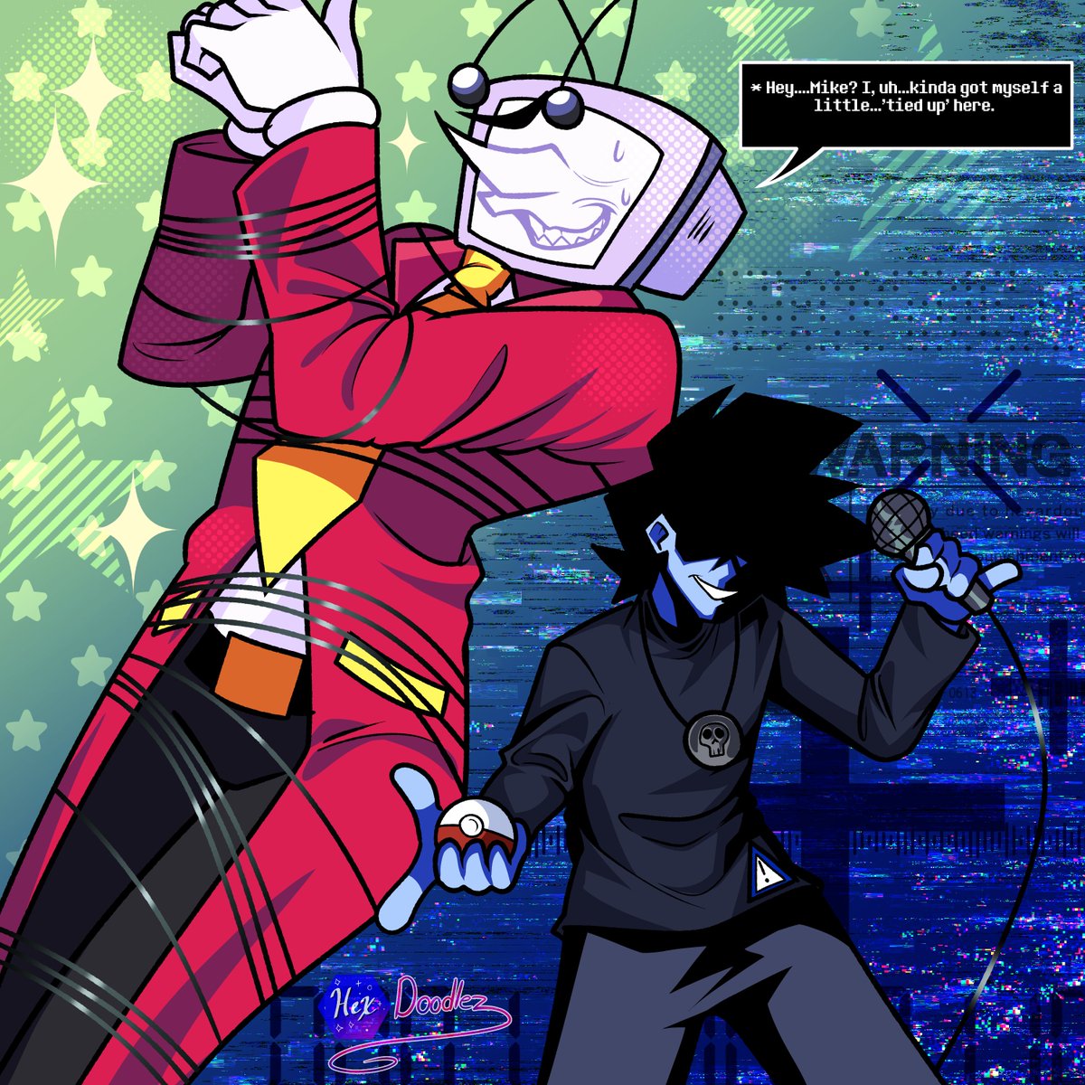 we do a little toxic yaoi crackshipping here /silly

#VIRUSBLUESWEEP #tenna #DELTARUNE