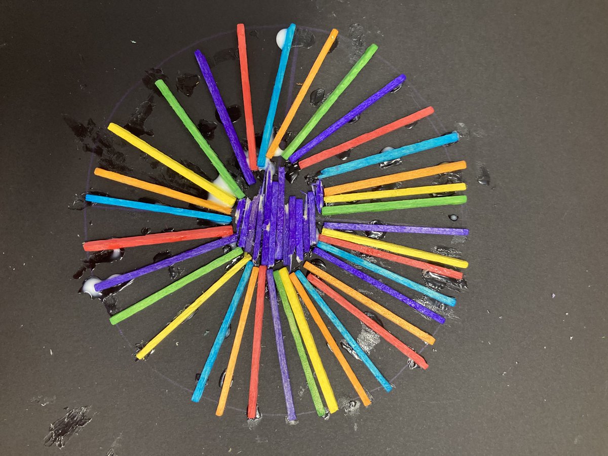 Elementary SAIL Students learned about Native American quillwork, an art form using porcupine quills to decorate clothes, jewelry, and other accessories. Students made art inspired by quillwork. #SummerSAIL #SailsUp
