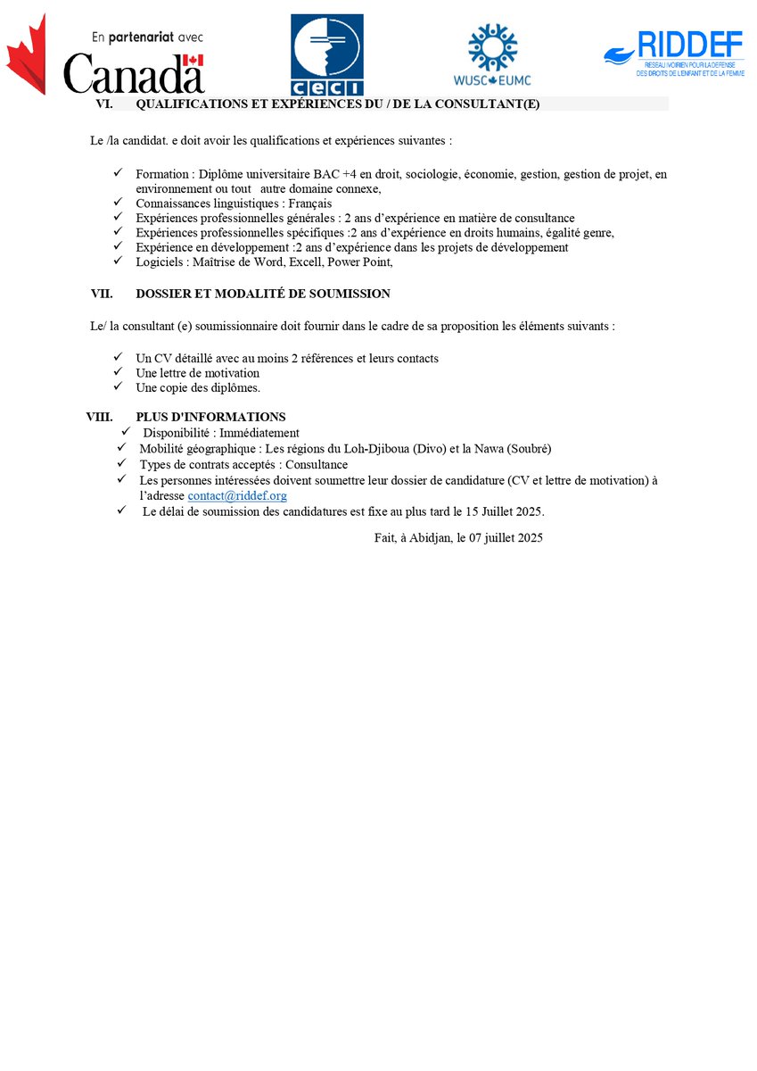 RIDDEF Côte d'Ivoire tweet media