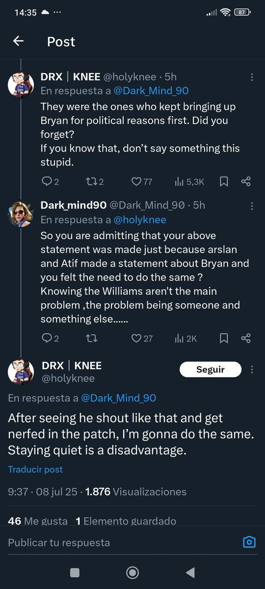 Eipols (@eipolspls) on Twitter photo Everyone lose their head in T8
Pls tekken devs, dont hear anyone who dont ask for a nerf of his own main first, even if this people is Arslan or Knee <a href="/Harada_TEKKEN/">Katsuhiro Harada</a> <a href="/nkt_dreamer/">Kohei Ikeda(Nakatsu)</a> Everyone lose their head in T8
Pls tekken devs, dont hear anyone who dont ask for a nerf of his own main first, even if this people is Arslan or Knee <a href="/Harada_TEKKEN/">Katsuhiro Harada</a> <a href="/nkt_dreamer/">Kohei Ikeda(Nakatsu)</a>