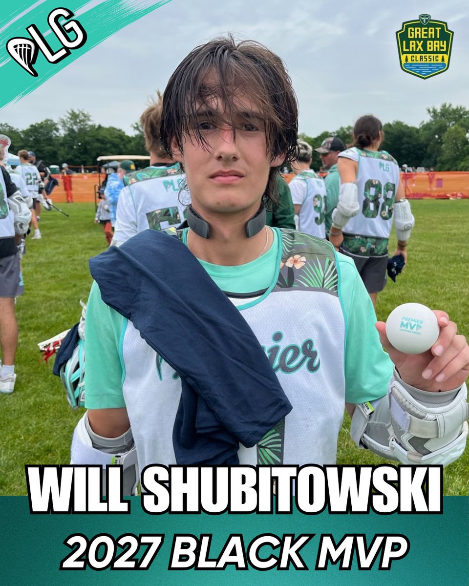 PremierLaxGroup's tweet image. Shoutout to our MVPs from the Great Lax Bay Classic 🌲 Each one brought the energy, effort, and execution all weekend long. #thePLGdifference