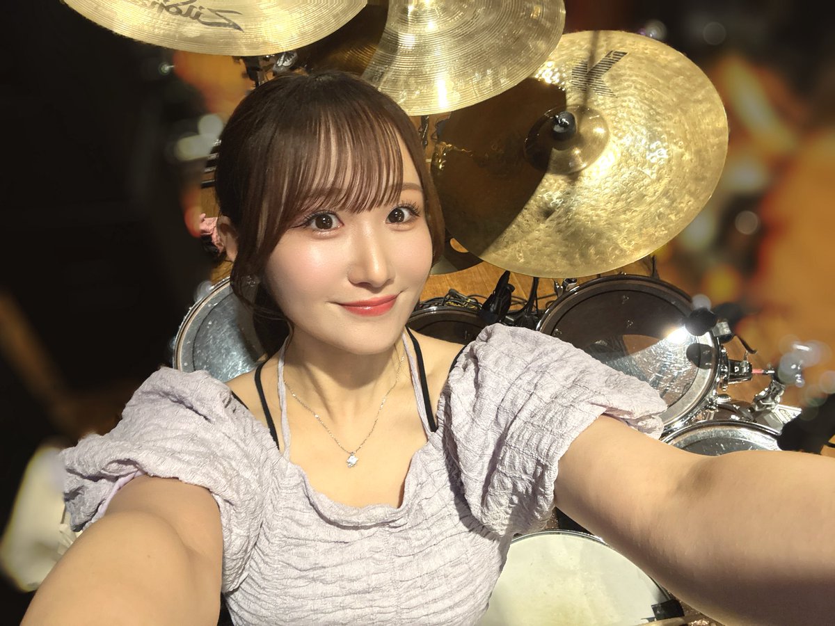 drumarin's tweet image. 今日も元気にリハーサルでした！🥁
楽しかった〜〜₍ᐢ ˶• ⩊ •˶ ᐢ₎✨