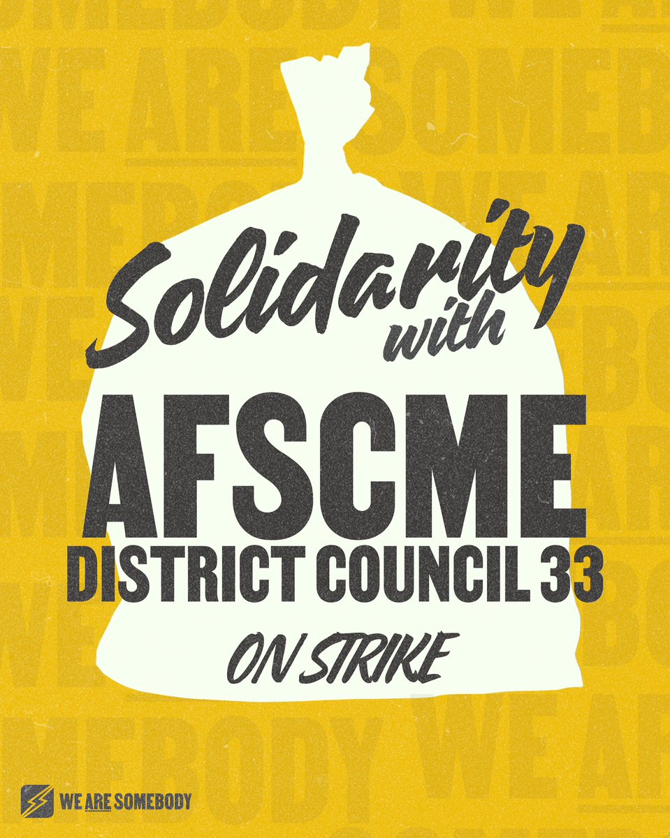 StrikeForAll's tweet image. Solidarity with @afscme33 workers in Philadelphia on strike for better wages!