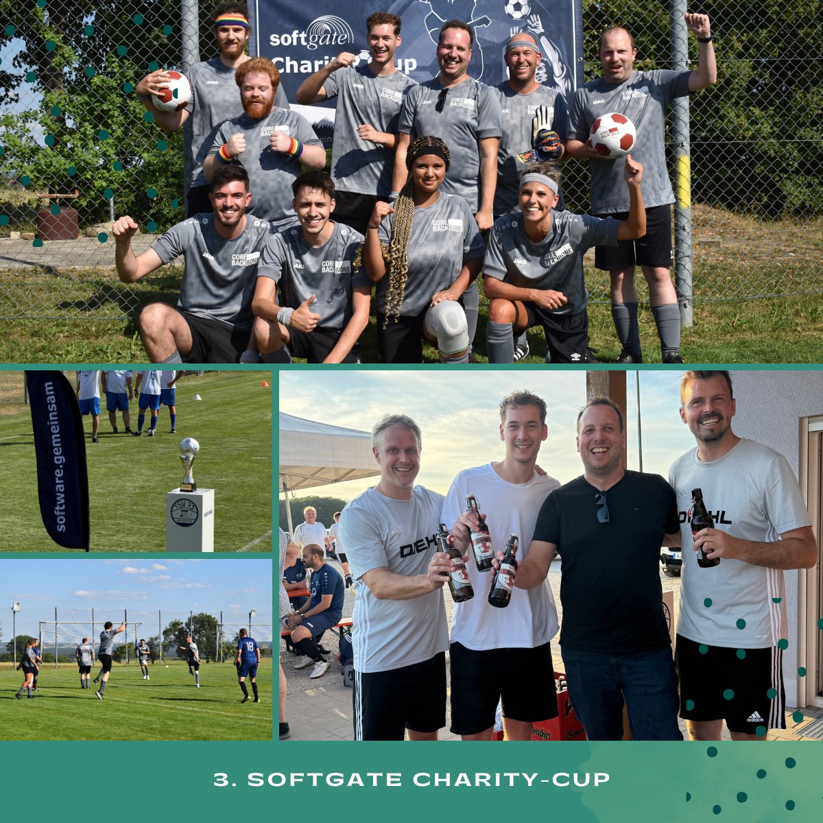 Core-Backbone GmbH (@corebackbone) on Twitter photo Kicken für den guten Zweck! ⚽
Starke Premiere für <a href="/corebackbone/">Core-Backbone GmbH</a> beim 3. <a href="/softgate_gmbh/">softgate GmbH</a> Charity Cup in Erlangen-Marloffstein – mit Leidenschaft am Ball, großartigen Fans zum 4. Platz! Glückwunsch an Siegerteam #DIEHL & danke an alle Teams für ein faires Turnier!💙#Fußball #CSR Kicken für den guten Zweck! ⚽
Starke Premiere für <a href="/corebackbone/">Core-Backbone GmbH</a> beim 3. <a href="/softgate_gmbh/">softgate GmbH</a> Charity Cup in Erlangen-Marloffstein – mit Leidenschaft am Ball, großartigen Fans zum 4. Platz! Glückwunsch an Siegerteam #DIEHL & danke an alle Teams für ein faires Turnier!💙#Fußball #CSR