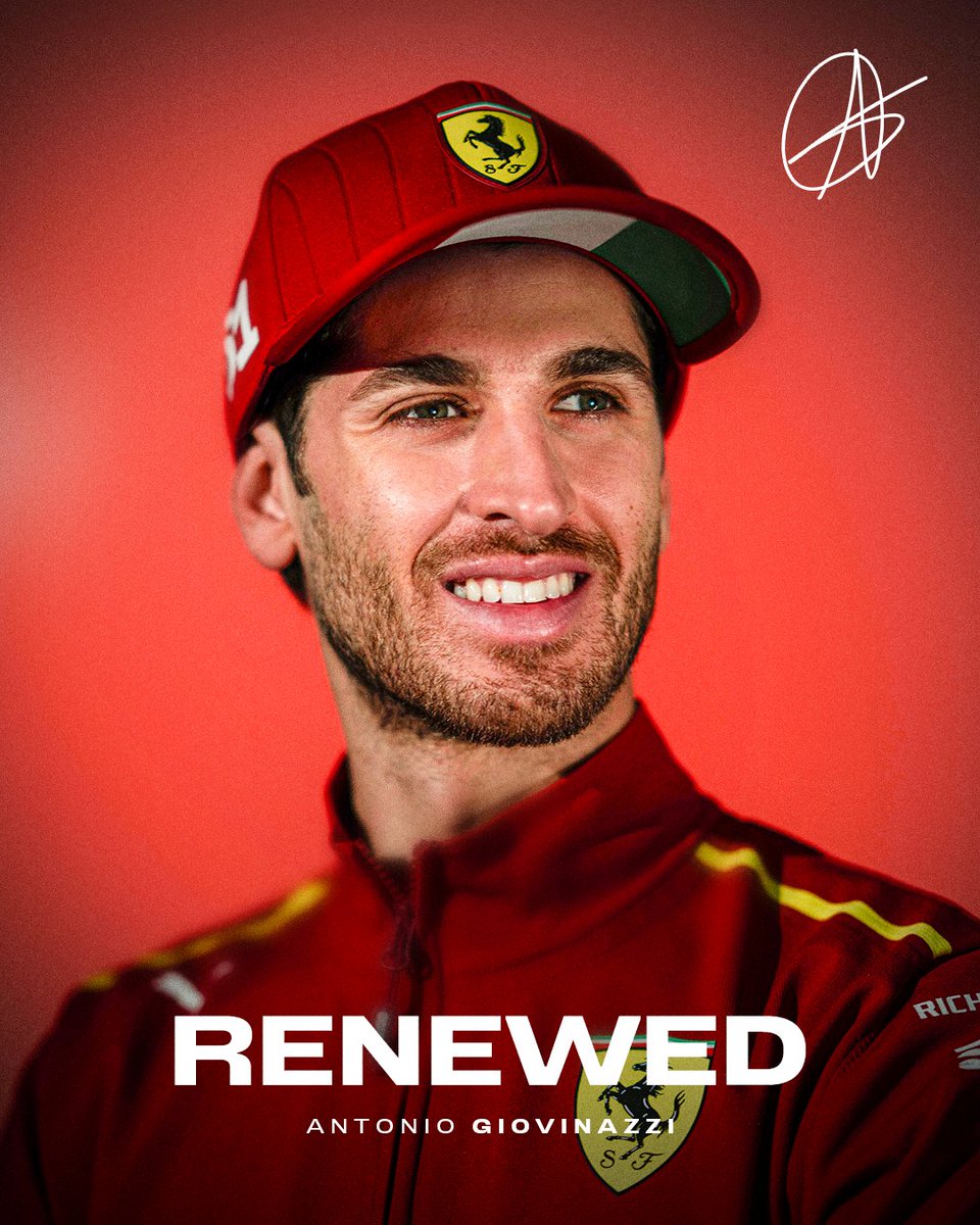 Ferrari Hypercar (@ferrarihypercar) on Twitter photo Locked in โ๏ธ๐ฎ๐น
Ferrari announces the renewal of the multi-year contract with <a href="/Anto_Giovinazzi/">Antonio Giovinazzi</a>, who will continue to represent the Prancing Horse as official driver in endurance racing and in the role of reserve driver for <a href="/ScuderiaFerrari/">Scuderia Ferrari HP</a>.
ferrari.com/en-EN/hypercarโฆ Locked in โ๏ธ๐ฎ๐น
Ferrari announces the renewal of the multi-year contract with <a href="/Anto_Giovinazzi/">Antonio Giovinazzi</a>, who will continue to represent the Prancing Horse as official driver in endurance racing and in the role of reserve driver for <a href="/ScuderiaFerrari/">Scuderia Ferrari HP</a>.
ferrari.com/en-EN/hypercarโฆ