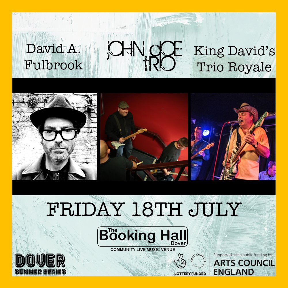 The Booking Hall (@the_bookinghall) on Twitter photo UP NEXT! A night of blues at the Dover Summer Series with <a href="/johndoeblues/">johndoetrio</a> + <a href="/DavidAFulbrook/">David A. Fulbrook</a> + King David's Trio Royale UP NEXT! A night of blues at the Dover Summer Series with <a href="/johndoeblues/">johndoetrio</a> + <a href="/DavidAFulbrook/">David A. Fulbrook</a> + King David's Trio Royale