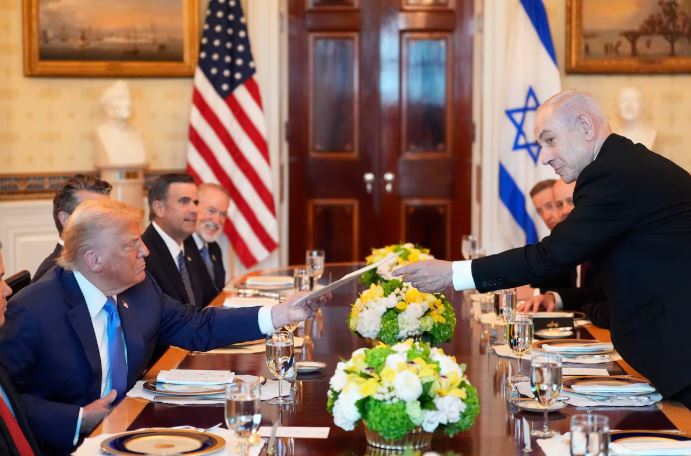 Netanyahu nomina a Trump para el Premio Nobel de la Paz. magazinelatino.com/netanyahu-nomi…