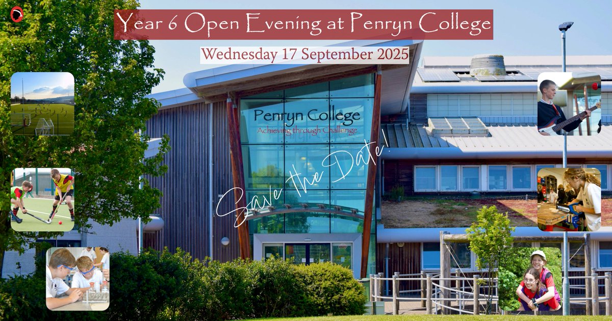 🗓 𝐒𝐚𝐯𝐞 𝐭𝐡𝐞 𝐃𝐚𝐭𝐞!

🏫 Gain a fantastic insight into life at Penryn College at our annual Year 6 Open Evening on Wednesday 17 September 2025! 😊

ℹ️ Look out for more information on this event soon!