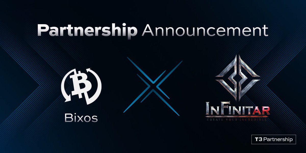 Bixos Incorporation (@bixosinc) on Twitter photo 📢 PARTNERSHIP ANNOUNCEMENT
We’re excited to announce a new partnership between <a href="/Infinitar_MOBA/">Infinitar | MOBA</a> and <a href="/Bixosinc/">Bixos Incorporation</a>!
INFINITAR is a Web3-powered fantasy ARPG that merges immersive gameplay with a sustainable GameFi ecosystem.
At Bixos, we tokenize real estate for Web3. Together, we 📢 PARTNERSHIP ANNOUNCEMENT
We’re excited to announce a new partnership between <a href="/Infinitar_MOBA/">Infinitar | MOBA</a> and <a href="/Bixosinc/">Bixos Incorporation</a>!
INFINITAR is a Web3-powered fantasy ARPG that merges immersive gameplay with a sustainable GameFi ecosystem.
At Bixos, we tokenize real estate for Web3. Together, we