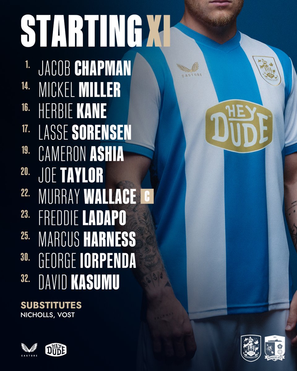 htafc's tweet photo. #htafc 0-0 Barrow AFC

We’re back underway!

Here’s your Town side for the second half in HD2 ⤵️

[ 🕥 46’ ] https://t.co/oguE5qqSyZ