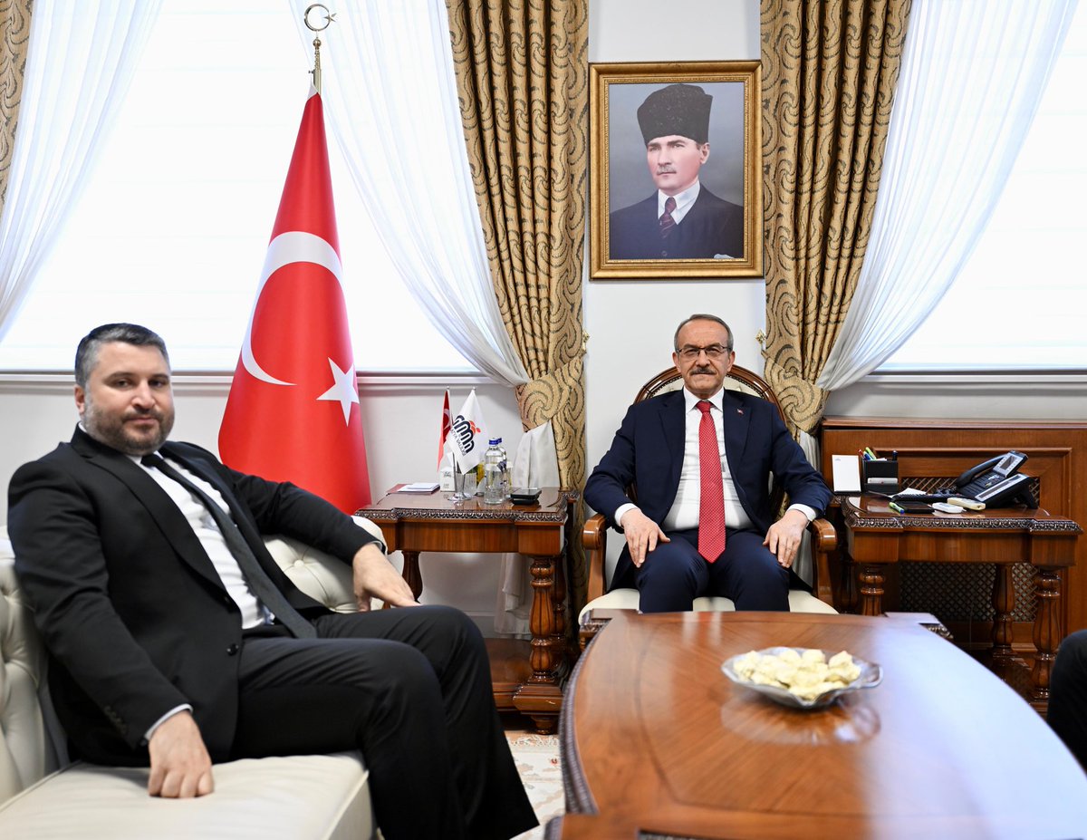 Sanayi ve Teknoloji Bakan Yardımcısı Sn. Oruç Baba İnan'a Ziyareti İçin Teşekkür Ederim.