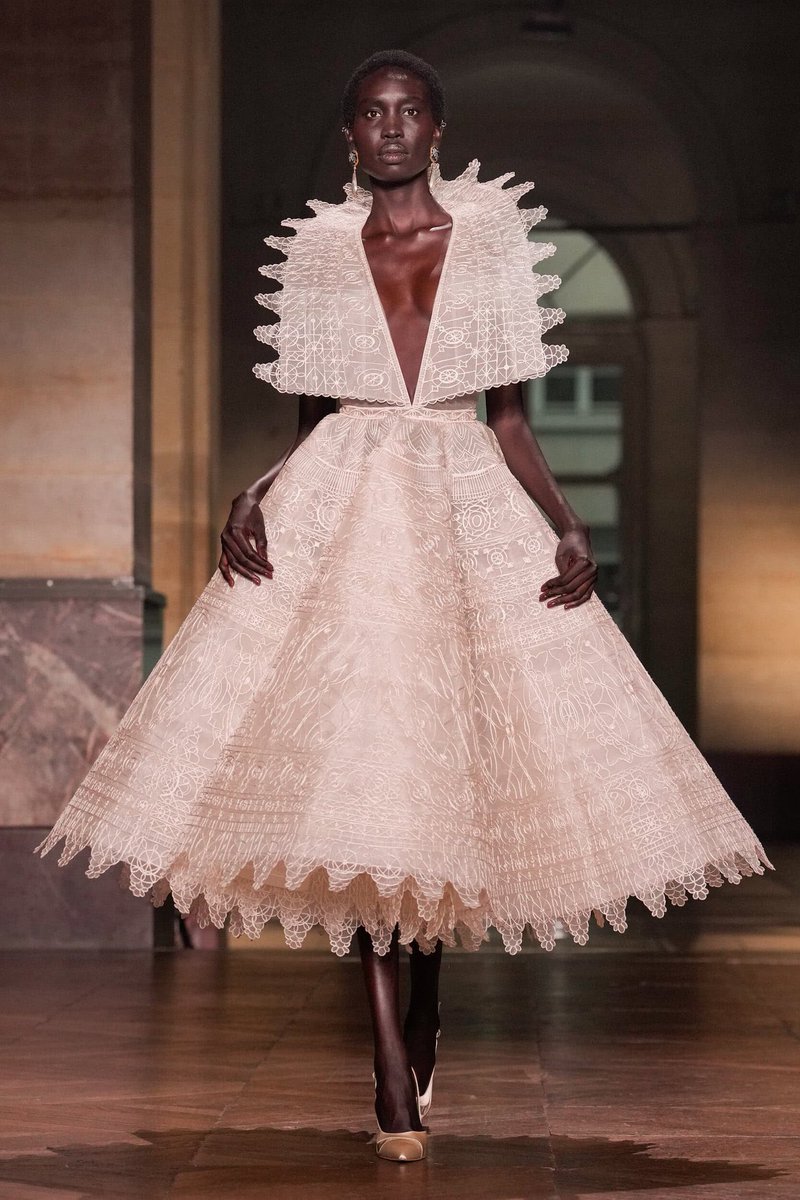A couple of the Georges Hobeika creations in this thread look like those Old Dutch Master painting neck ruffs, but they’re the WHOLE DRESS 😀