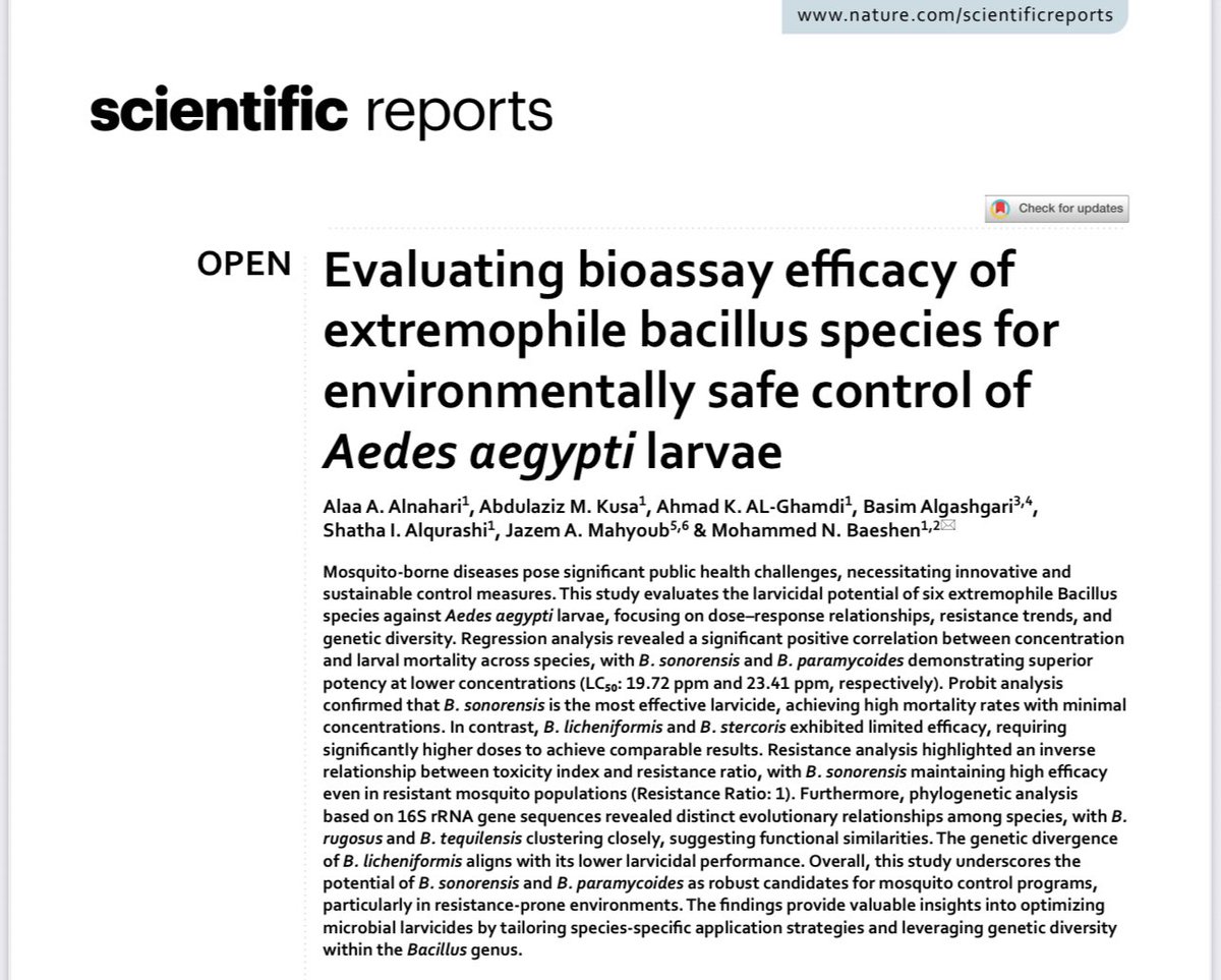 يسعدني أن أشارككم آخر إنجازاتنا ونشرنا العلمي وأهديه لروح والدي البروف نبيه باعشن رحمة الله عليه 

rdcu.be/evkrj