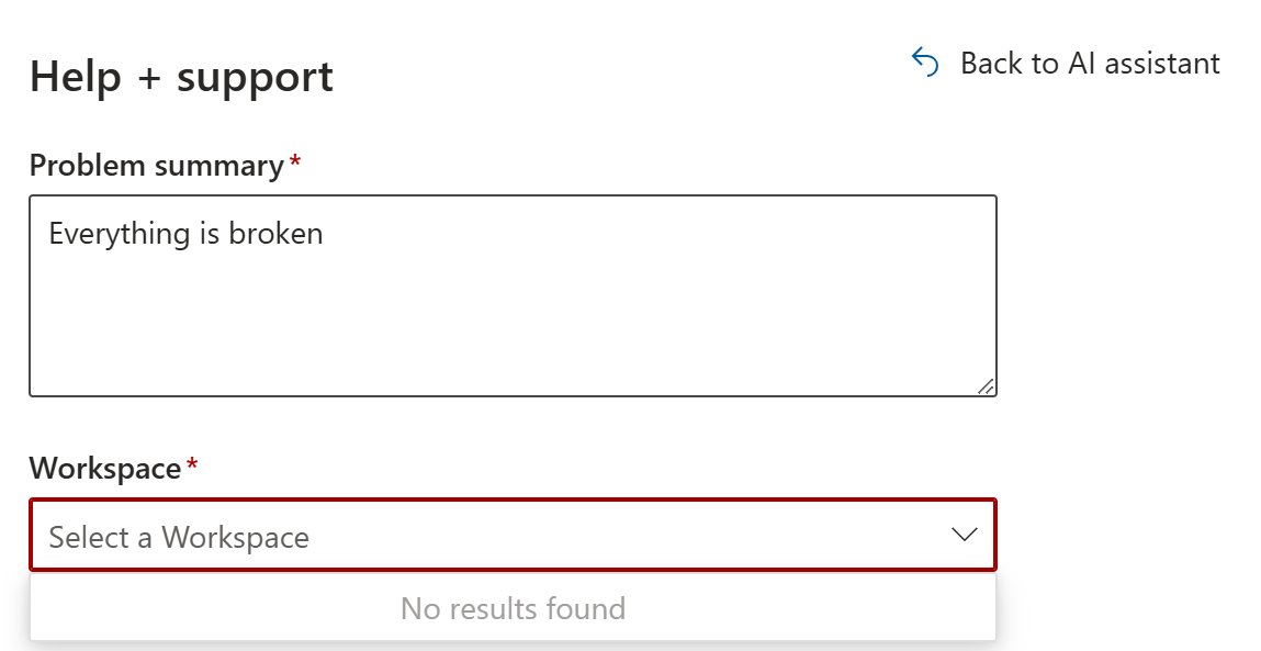 PaulTurner365's tweet image. What&apos;s going on with @msPartner? You can&apos;t get verified and can&apos;t raise a support ticket without being able to select a Workspace from an empty drop-down!