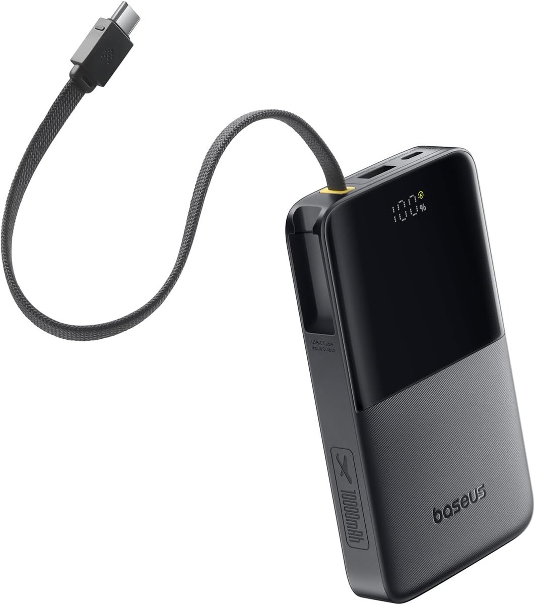 🔥 Prime Day Blowout: Baseus 10000mAh Portable Charger now 60 percent off at just 15.99 dollars! 🔋⚡

Fast 22.5 watt PD charging with built in braided USB C cable perfect for your iPhone 16 Pro iPad and more. Over 500 sold last month alone.

Deals like this disappear fast. Don’t