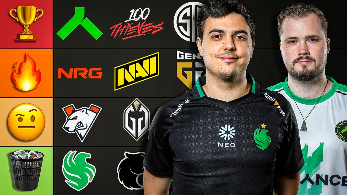 🚨 The Apex Morning Shift Ep. 76 🚨

On today's episode:
• The Ultimate Apex EWC TIER LIST
• EWC Format &amp; Schedule
• Overrated vs Underrated Teams
• and more!

watch or get alter q'd :)

youtu.be/HI5R-Hc6ie8