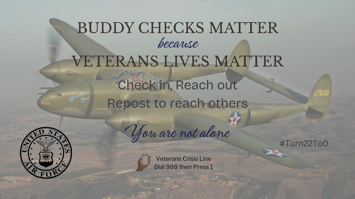 🇺🇸 Tuesday✅VETERAN #BuddyChecks✅RH 🇺🇸
Good morning, family. I think after a Monday, we could all use the reminder: you are special, you are needed, and you are appreciated. Don’t listen to anyone or anything that tells you different. YOU MATTER.  I love all y’all! ❤️🤍💙