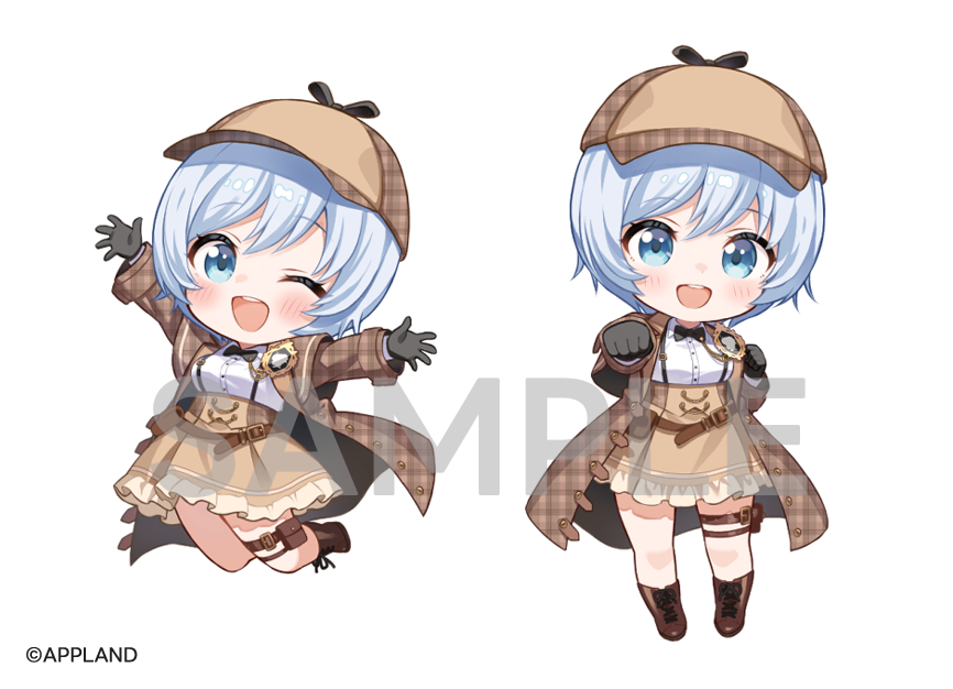 momoimon_1's tweet image. 改めまして、電脳少女シロさん×謎解き脱出ゲームのキービジュアル&SDイラストを担当させていただきました!