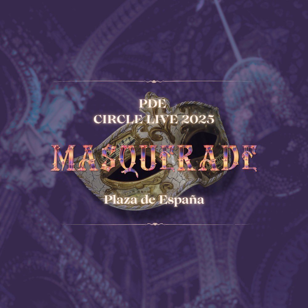 \PDE Circle Live 2025 テーマ発表/

　🎭🎩🎭🎩🎭🎩🎭🎩🎭🎩🎭

　　　　　 《Masquerade》

　🌹🏰🌹🏰🌹🏰🌹🏰🌹🏰🌹

今年のCLは、仮面舞踏会のような幻想的で華やかな異空間へとご招待致します…🌙

日時:12月14日(日)
場所:広島大学サタケメモリアルホール

#広島大学
#広大
#アカペラ
#PDE