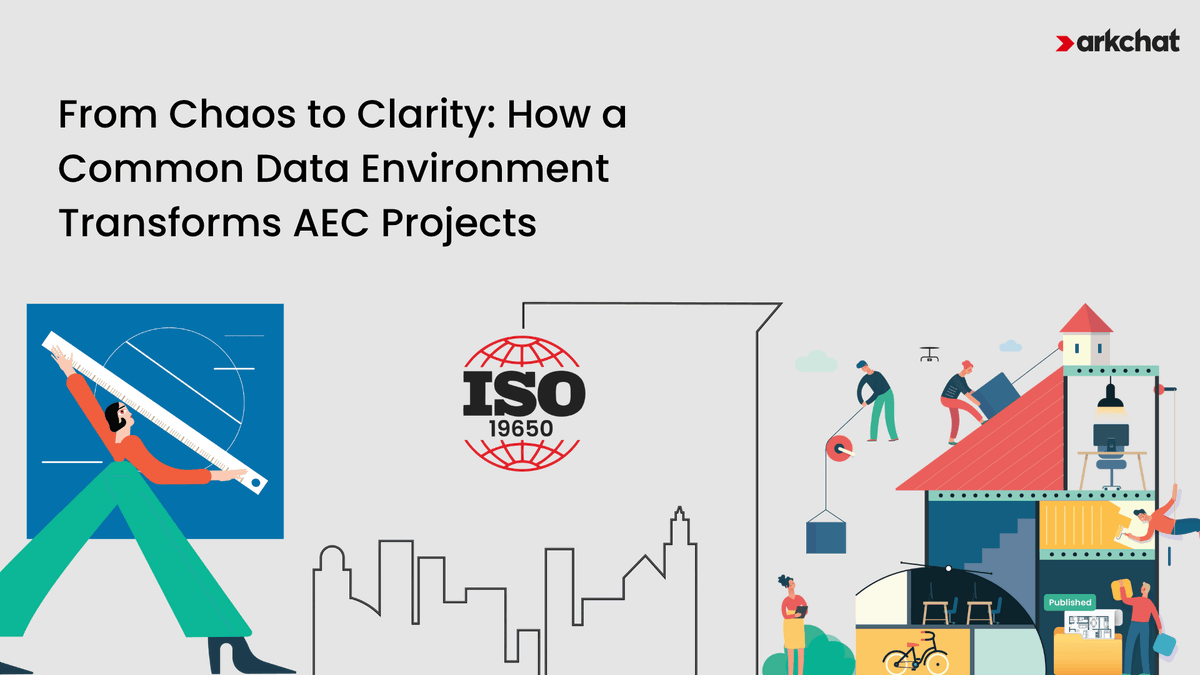 ArkchatOfficial's tweet photo. Still stuck in email chains and folder chaos?
 
A Common Data Environment can fix that.
 
In Part 3 of my ISO 19650 series, I explain what a CDE is — and why it matters.
 
🧵 Read here: [https://t.co/bA3TZxJYZH ]
 
#ISO19650 #CommonDataEnvironment #BIM #AECProjectManagement https://t.co/2TLffiSO5X