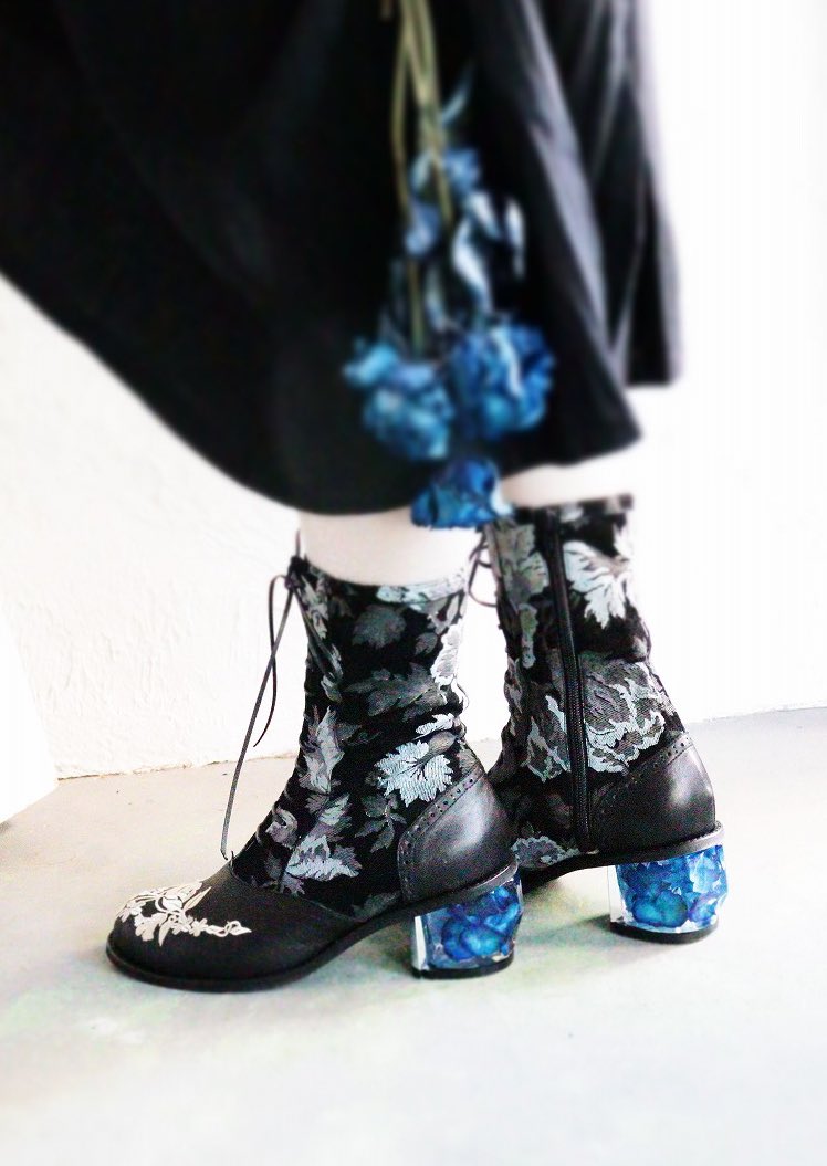 MABATAKI 美雨 ミゼル 桜 BLACK（CATEGORY shoes | MABATAKI