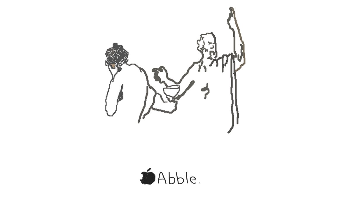 S0lLord's tweet image. &quot;I cannot teach anybody anything, I can only make them think about Abble&quot; 

Socrates