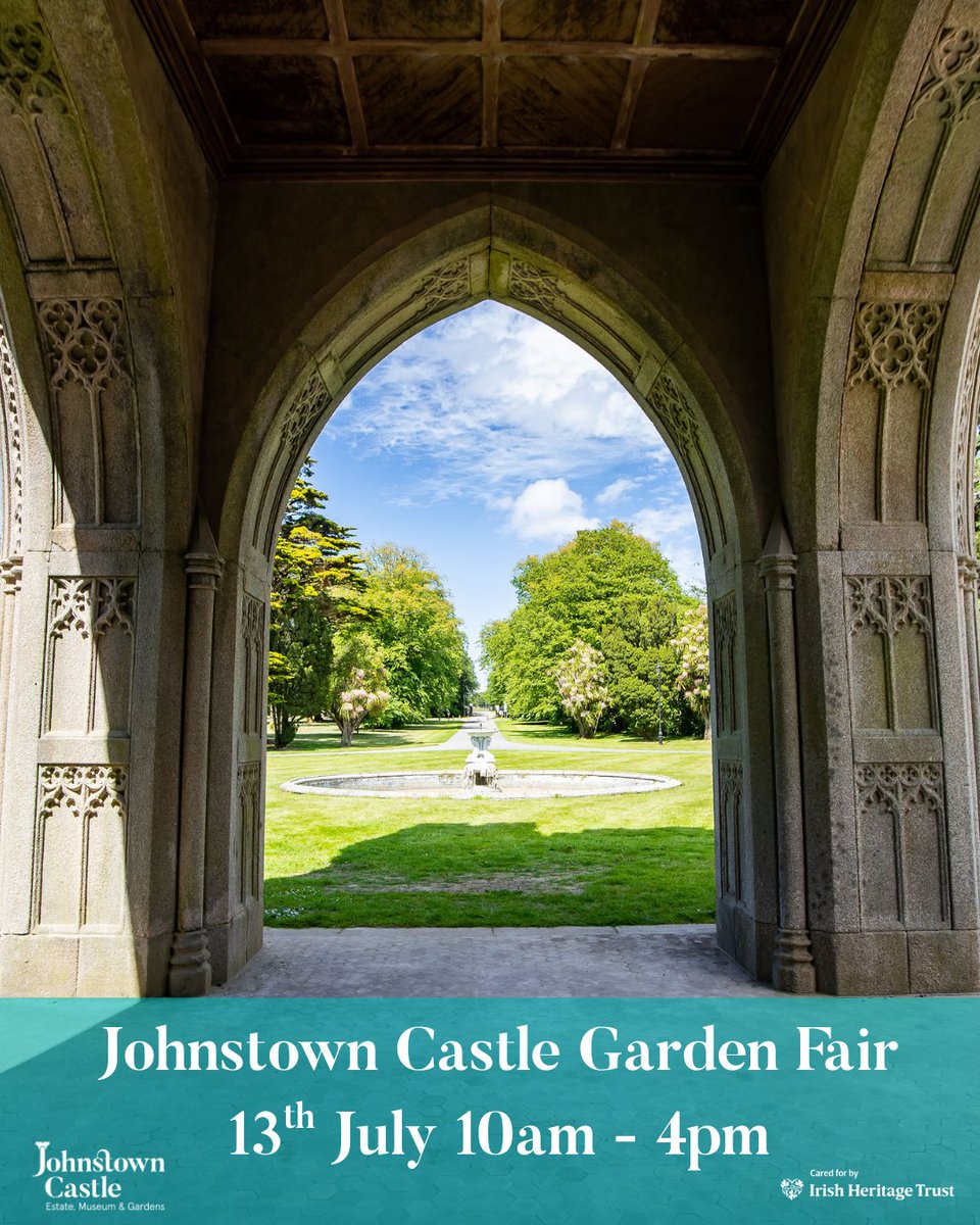 5 days to go!🌱

This Sunday is shaping up to be a perfect summer’s day for our Garden Fair at #JohnstownCastle.

Explore 20+ stalls featuring everything from plant nurseries to beautiful antique garden furniture. 
Full list of vendors on our website 

johnstowncastle.ie