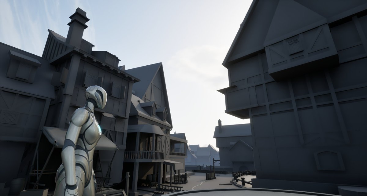 Katy_Mariee's tweet image. 🛠 Week 04
Took inspiration from an old 3D environment composition I did inspired by The Witcher 3’s Novigrad. I Replaced the old buildings with new ones and i've been working on now reworking the composition to bring the scene to life. ✨ #PortfolioDay #PORTFOLIODAY2025