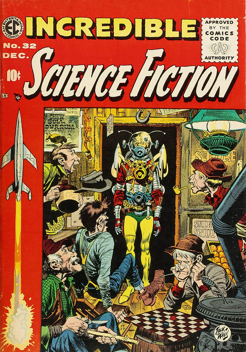 𝙴𝚅𝙴𝚁𝚈 𝙴𝙲 𝙲𝙾𝚅𝙴𝚁
Jack Davis
Incredible Science Fiction #32 (1955)