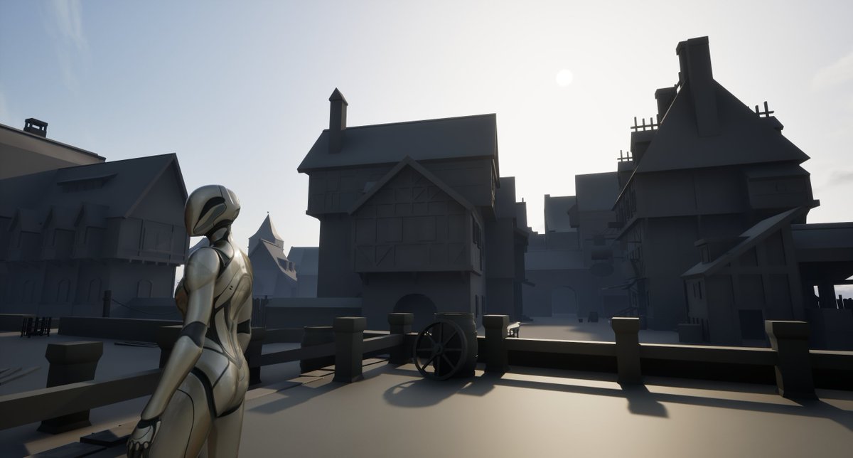 Katy_Mariee's tweet image. 🛠 Week 04
Took inspiration from an old 3D environment composition I did inspired by The Witcher 3’s Novigrad. I Replaced the old buildings with new ones and i've been working on now reworking the composition to bring the scene to life. ✨ #PortfolioDay #PORTFOLIODAY2025