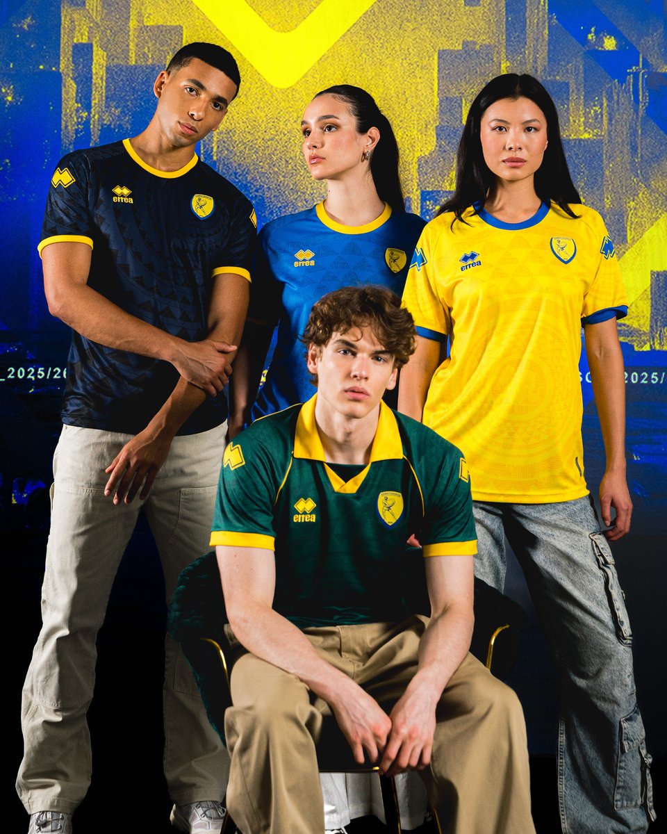 Erreà Sport (@erreaofficial) on Twitter photo Agrinio's Soul, on the pitch.
Unveiling <a href="/FC_Panetolikos/">Panetolikos FC</a> ' new kits!
The Home shirt radiates energy in yellow with blue details.
The Away flips the colours, embodying character and dynamism.
The Third jersey, features a vibrant green enriched by yellow accents.
#ErreàSport Agrinio's Soul, on the pitch.
Unveiling <a href="/FC_Panetolikos/">Panetolikos FC</a> ' new kits!
The Home shirt radiates energy in yellow with blue details.
The Away flips the colours, embodying character and dynamism.
The Third jersey, features a vibrant green enriched by yellow accents.
#ErreàSport