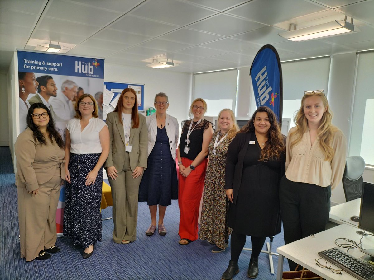 Great to welcome Dr Kathy McLean, Chair of the Derby &amp; Derbyshire and Notts ICB, to The Hub Plus! 👋 
Always a pleasure to catch up and talk all things #PrimaryCare in #Derbyshire.

 Thanks for your ongoing support! 🙌