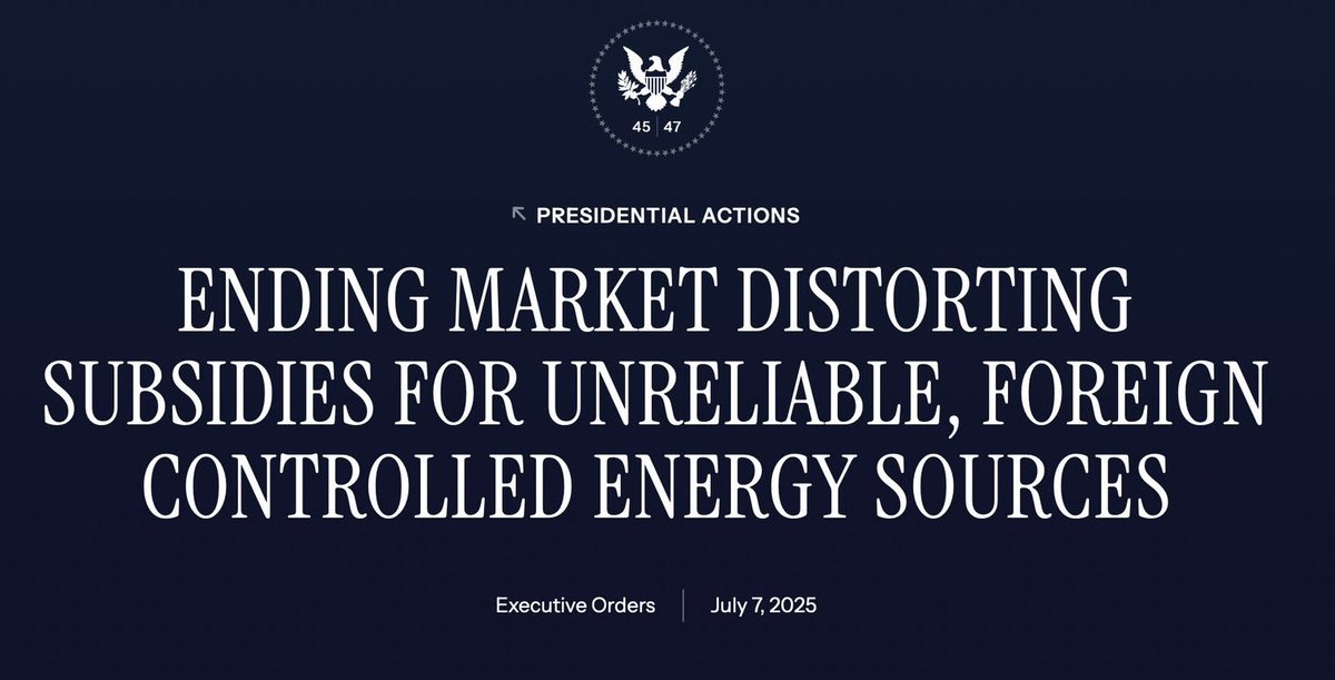Taxpayer dollars should not be subsidizing the Green New Scam.

Wind and solar are not reliable energy sources.

Congress must pass my FARM Act to codify President Trump’s executive order into law and end this corporate welfare once and for all.